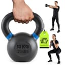 Rage Fitness Powder Coated Cast Iron Kettlebell (12 kg / 26.4 lb)