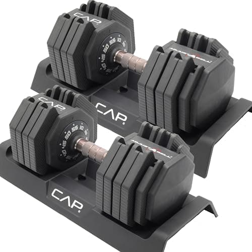 CAP Barbell ADJUSTABELL 55 lb Adjustable Dumbbell Pair