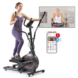 Sunny Health & Fitness Upright Magnetic Elliptical (16 in Stride)