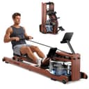 YOSUDA Foldable Wooden Water Rower (22 L tank)