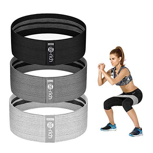 Te-Rich Fabric Workout Loop Bands (set of 3)